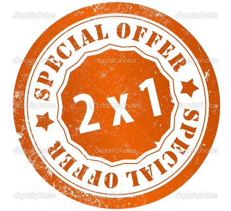 Special Offer 2x1 Stamp — Stock Photo © Pepj 27881375