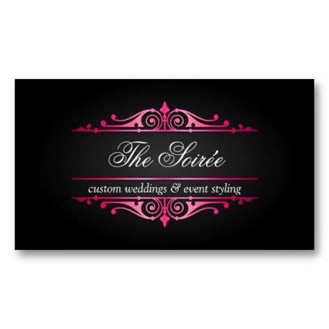 Luxury Event Planner Business Card Zazzle Event Planner Business