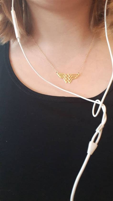 Gold Wonder Woman Statement Necklace T For Etsy In 2020 Wonder
