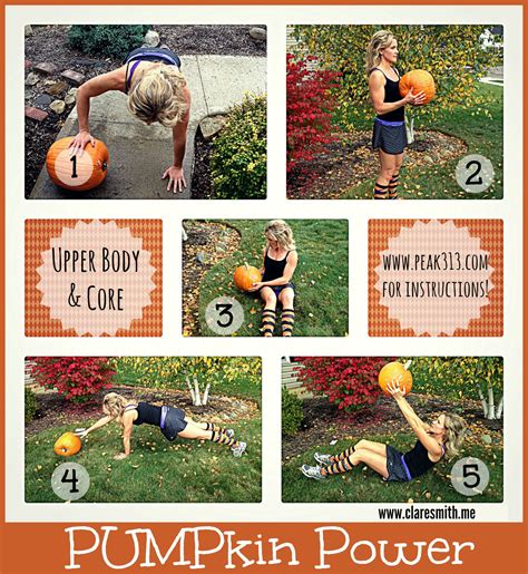 Using basic, heavy exercises that enable you to lift the most weight means that you don't have to do more than one exercise per body part. PUMPkin Power: Full Body Workout Using a Pumpkin ...