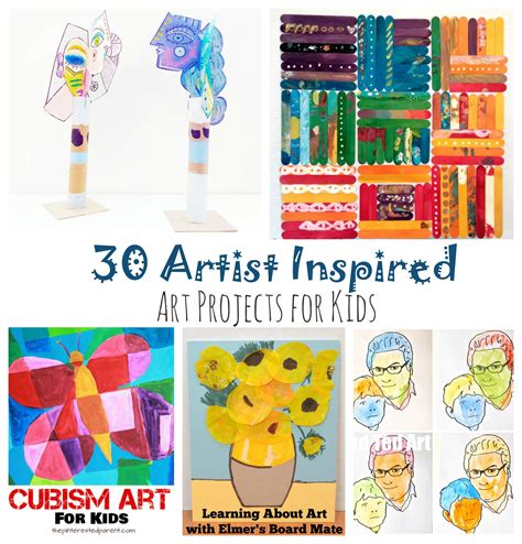 30 Artist Inspired Art Projects For Kids - The Pinterested Parent