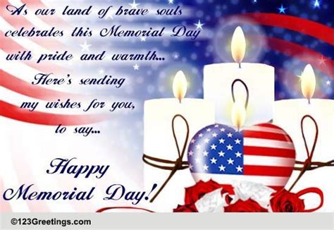 Memorial Day Pride And Warmth Free Wishes Ecards Greeting Cards 123