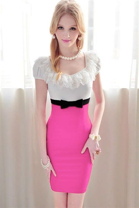 everything looks better in pink love this dress when the color is so pretty and feminine