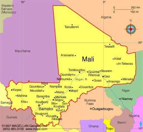 Mali Atlas Maps And Online Resources Mali Map Africa