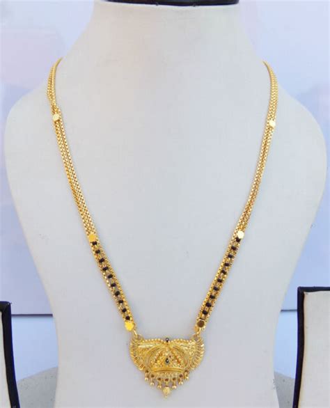Indian Wedding Fashion Jewelry Gold Plated Chain Necklace Long
