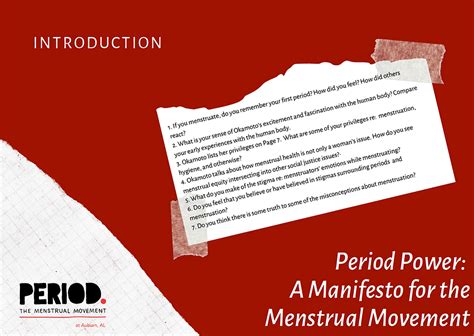 Period Power A Manifesto For The Menstrual Movement