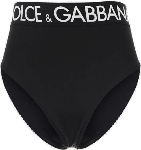 Dolce And Gabbana Logo Waistband High Waisted Briefs Shopstyle Panties