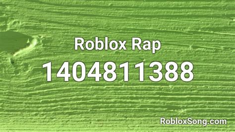 Roblox Rap Roblox Id Roblox Music Codes
