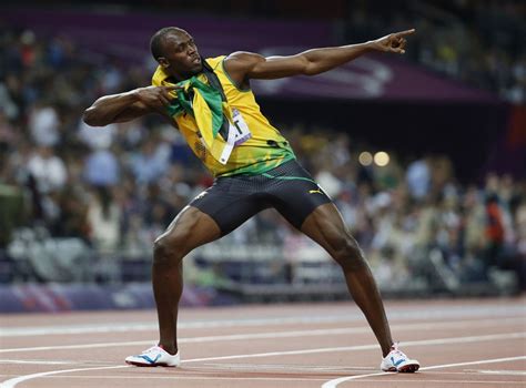 Just watch his face as he looks at the clock at the end of a race, his. Usain Bolt DJs at nightclub in London's Brick Lane ...