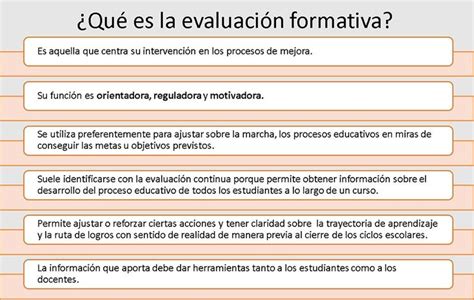 ¿quÉ Es La EvaluaciÓn Formativa Y CÓmo Ocurre Evaluación Formativa