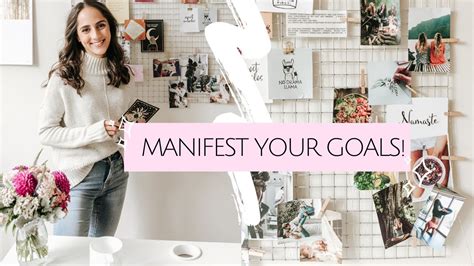 Diy Vision Board How To Manifest Your Goals For 2020 Youtube