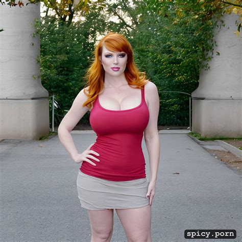 Image Of Bigger Curves Redhead Austin White Spicy Porn