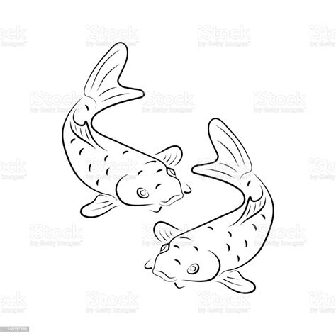 Detail Gambar Sketsa Ikan Koi Koleksi Nomer 53
