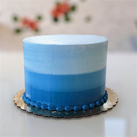 Ombre Buttercream Cake Sin Desserts Eat Wicked