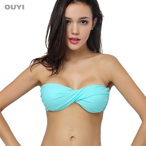 Buy 2018 Ouyi Solid 12 Colors Women Sexy Bikini Tops