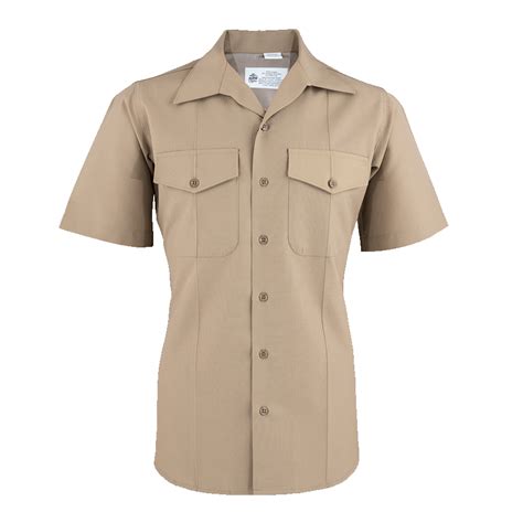 Short Sleeve Khaki Shirt Male The Marine Shop