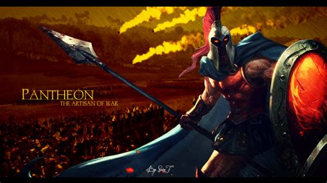 Pantheon League Of Legends Wallpaper By Bysaint On Deviantart