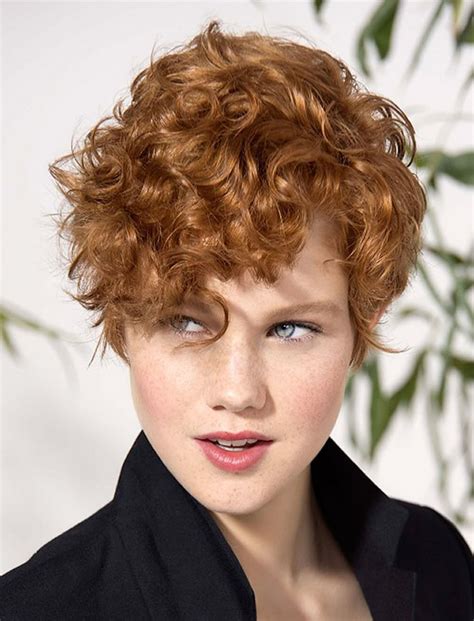Short bangs hairstyles vary depending on your bangs preferences. 31 Most Magnetizing Short Curly Hairstyles in 2020-2021 - HAIRSTYLES