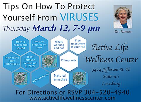 20200301 Virus Protection Active Life Wellness Center Dr Margarita Ramos Dc