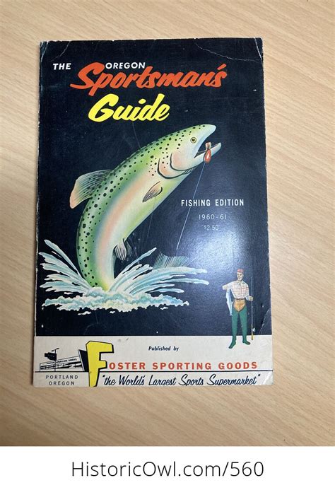 The Oregon Sportsmans Guide Paperback Book Fishing Edition 1960 To 1961