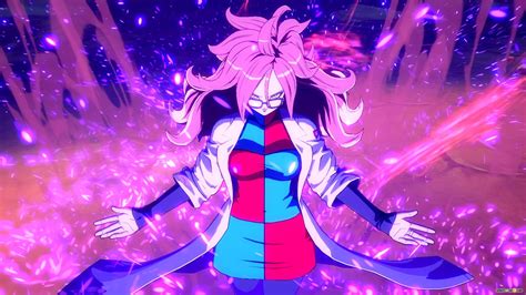 dragon ball fighterz android 21 character trailer and screenshots