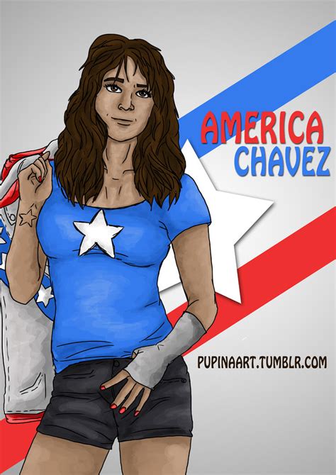 america chavez fanart by lilalaune4 on deviantart