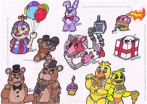 Fnaf Doodles By Artistnjc On Deviantart