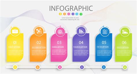 Design Business Template Steps Infographic Chart Element With Place Date For Presentations