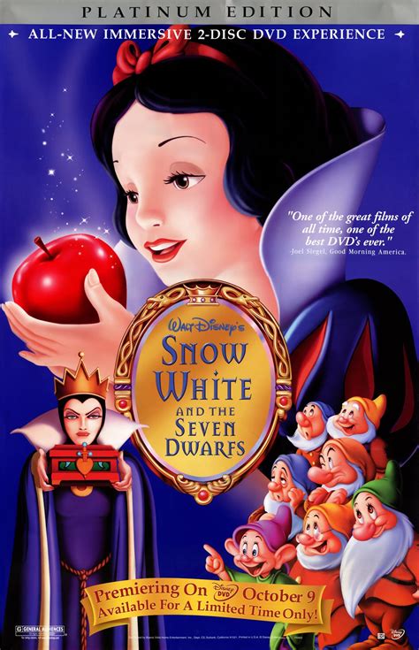 Filmic Light Snow White Archive 2001 Snow White Home Video Posters