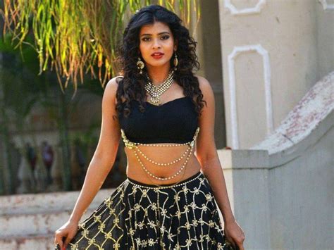 Telugu Girl Heeba Patel Photos In Black Lehenga Choli Actress Album