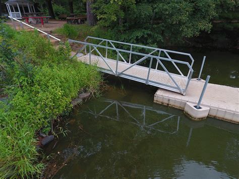 Gangways Floating Dock Ramps And Boat Dock Gangway Polydock Products