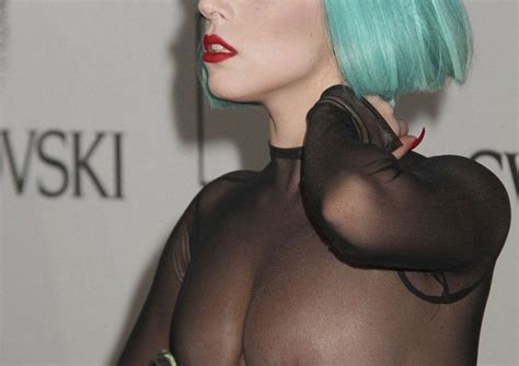 Lady Gaga Nipples See Through Hot Nude Celebrities Sexy Naked Pics
