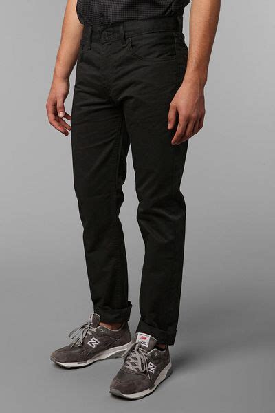 Urban Outfitters Levis 511 5pocket Twill Pant In Black For Men Lyst