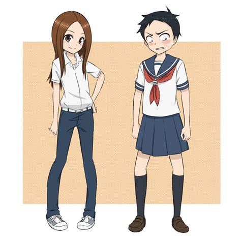 Pin De Huii Xiin En Karakai Jouzu No Takagi San Personajes De Anime Bocetos Anime Arte De Anime