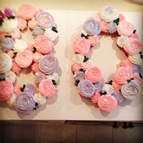 Cupcake Number Cake Design Tiffaney Bernal