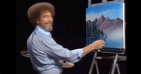What Bob Ross Looked Like Before His Afro Young Pbs Painter Bob Ross