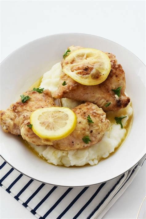 Easy Skillet Lemon Chicken For Two Recipe Chicken Dishes Recipes