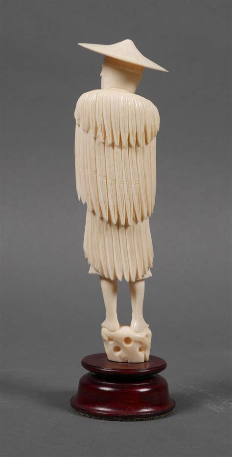 Sold Price Chinese Ivory Fisherman Carved Statue May 6 0120 1200