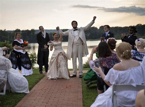 Mary Todd Marries Her Abraham Lincoln At The Birthplace Of James Monroe In A Civil War Era
