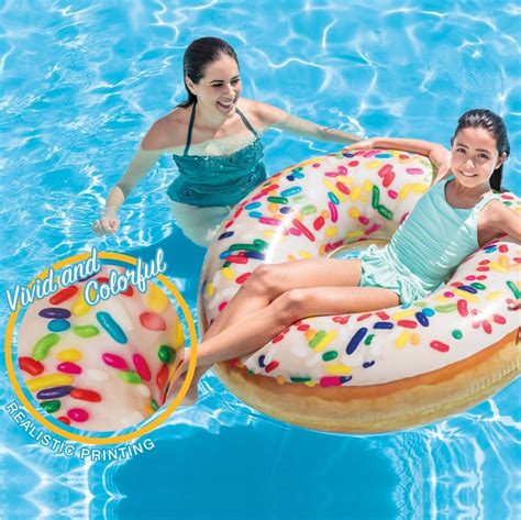 intex inflatable sprinkle donut inner tube in 2022 sprinkle donut sprinkles design inflatable