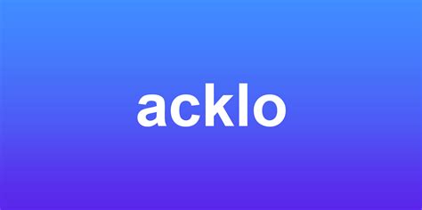 Github Acklo Node Sdk Node Js Sdk For Acklo App