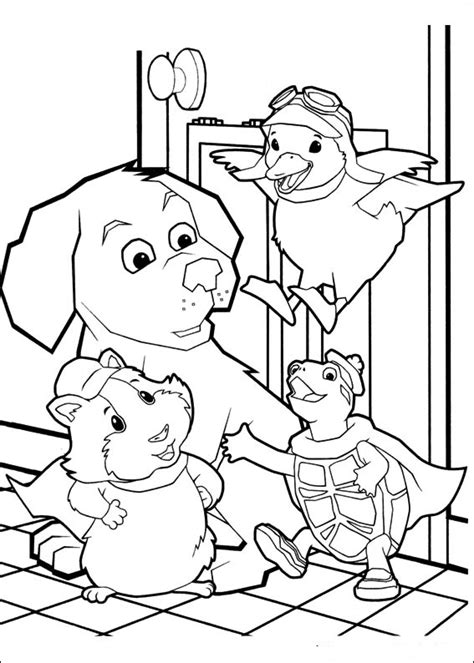 Fun Coloring Pages Wonder Pets Coloring Pages