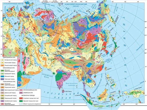 Physical Map Of Eurasia