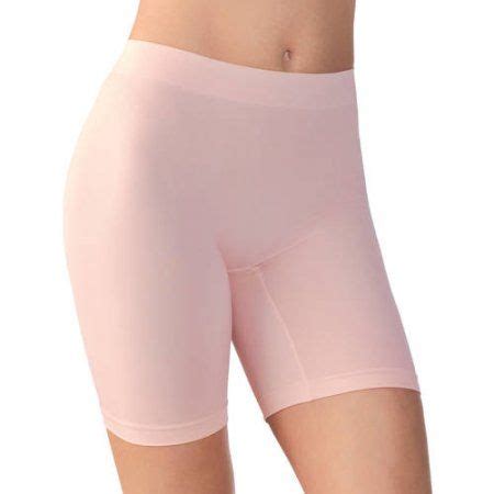 Vassarette Comfortably Smooth Slip Short Walmart Com Slip Shorts Lace Bodysuit Shiny Tights