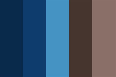 9 Lovely Blue And Brown Color Palettes With Hex Codes