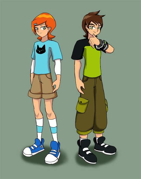 Ben And Gwen Original In Reboot Clothing By Warrior9100deviantart