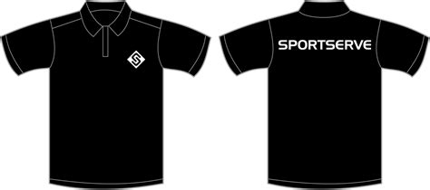 T Shirt Template Black Polo Shirt Template Free Transparent Png