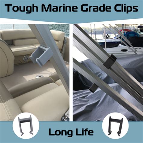 Square Pontoon Tubing Clips Secure Your Bimini Top