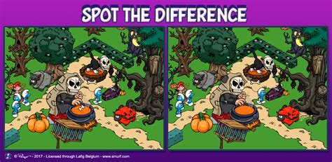 Join Us On Facebook For Our Smurfy Spot The Difference Halloween