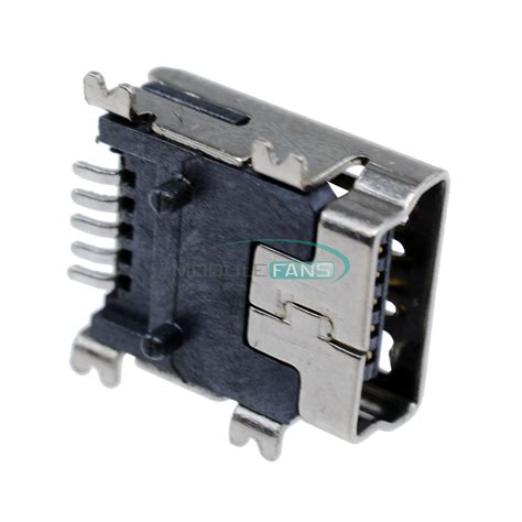 Wire And Cable Connectors 10pcs Mini Usb Type B Female 5 Pin Smt Smd